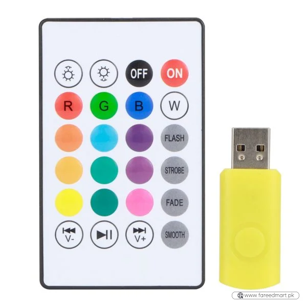 2-in-1 Smart LED Bulb with Bluetooth Speaker | RGB Color Light + Remote Control