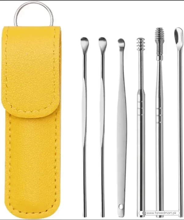 6-Piece Ear Wax Cleaning Kit |  Portable & Easy to Use