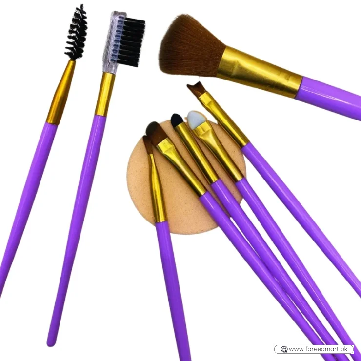 9 PCS Makeup Brush Set | Professional Beauty Tools for Foundation, Blending, Contouring & Eyeshadow | Soft Synthetic Bristles | Pink