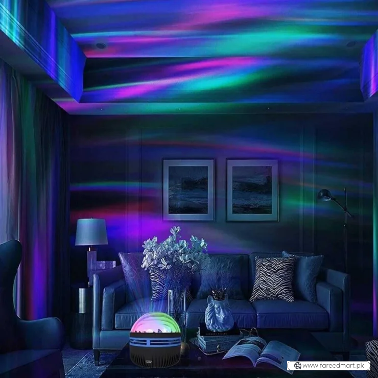 A7 LED Starry Projection Light with Remote Control | USB Galaxy Night Lamp