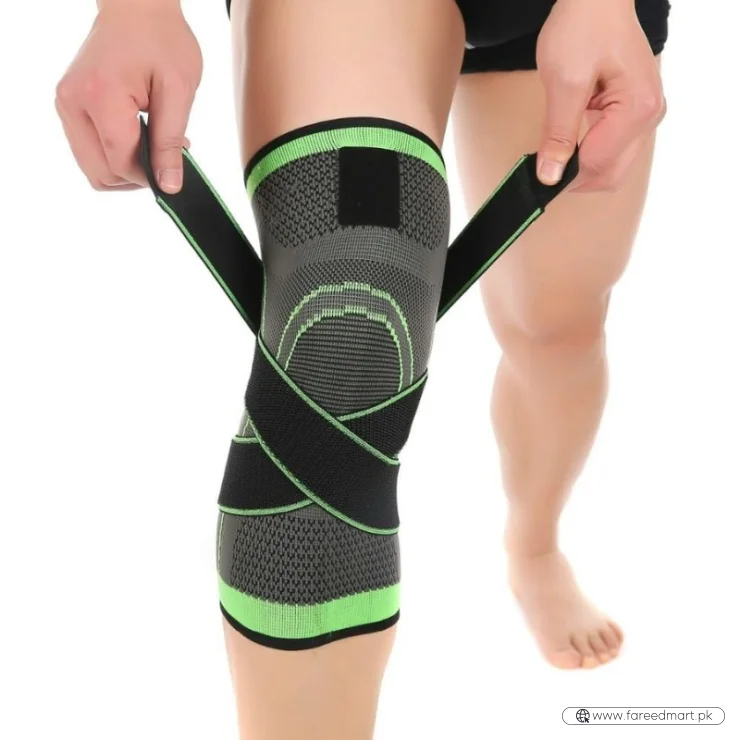 Adjustable 3D Knee Support Band with Patella Gel Pad & Anti-Slip Grip