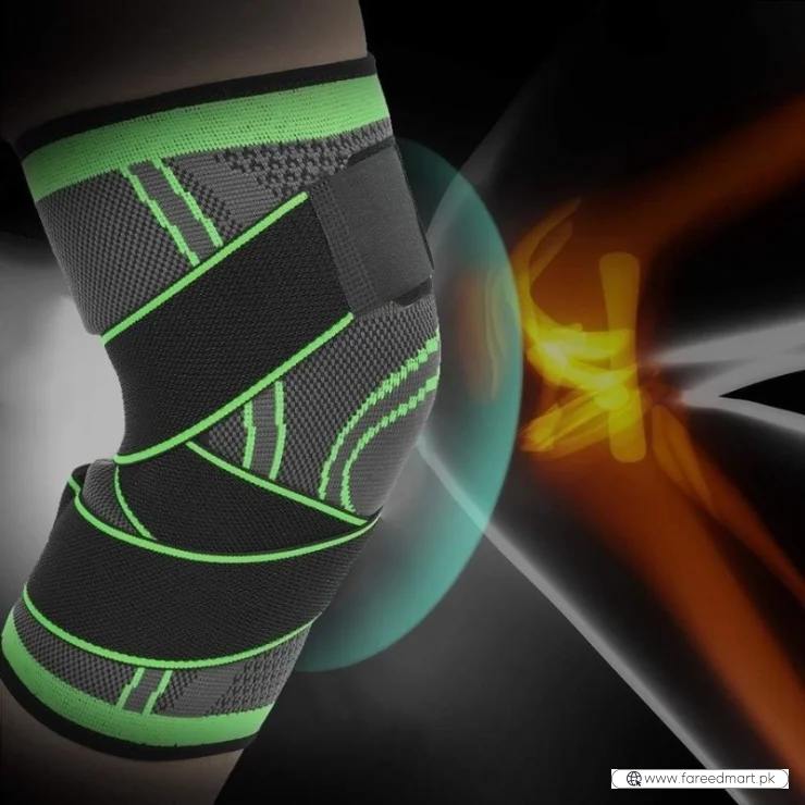 Adjustable 3D Knee Support Band with Patella Gel Pad & Anti-Slip Grip