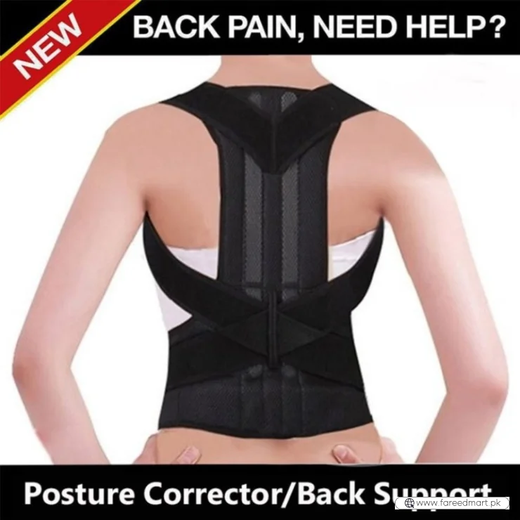 Back Pain Relief Posture Corrector Belt | Adjustable Support for Spine, Shoulder & Lumbar Alignment | XXXL