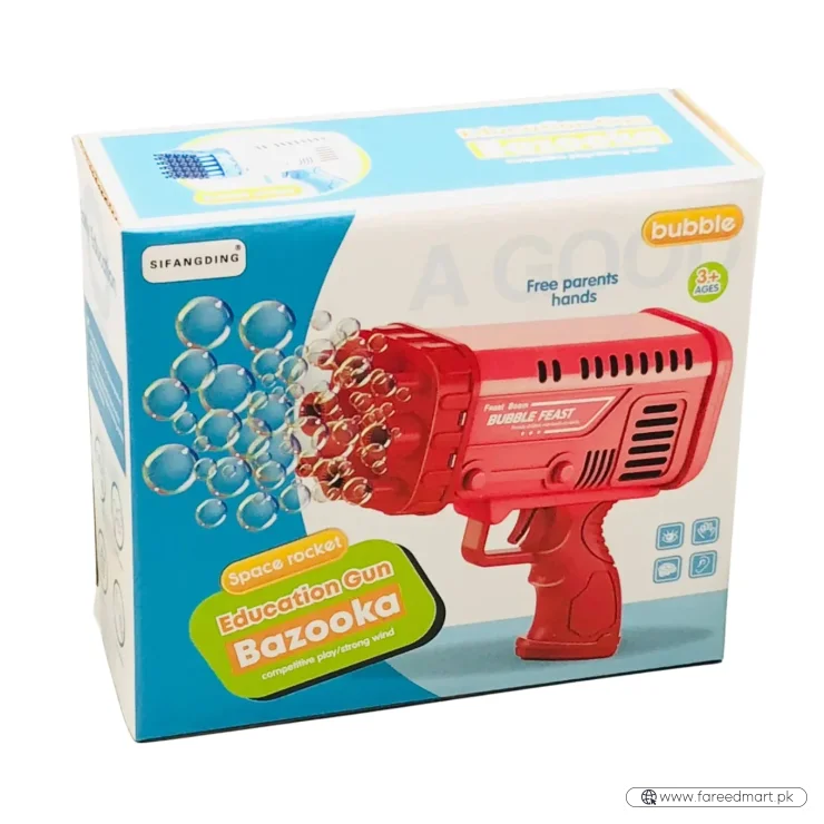 Bazooka Bubble Water Gun |  Bubble Blaster Toy for Kids | Outdoor Fun