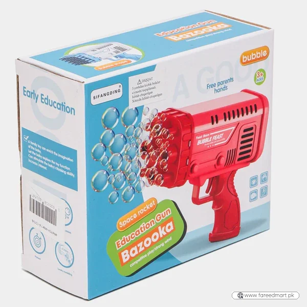 Bazooka Bubble Water Gun |  Bubble Blaster Toy for Kids | Outdoor Fun