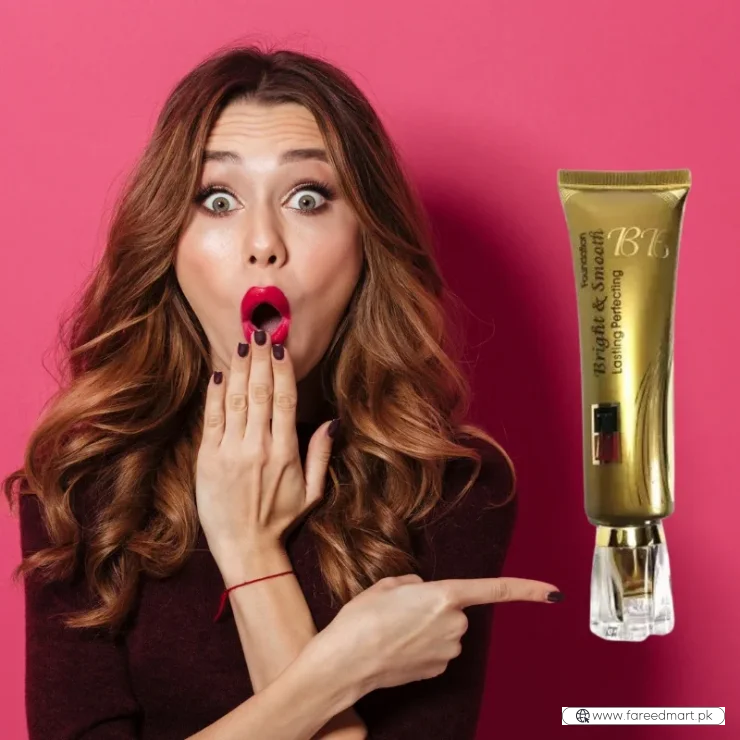 BB Makeup Foundation Bright & Smooth BB Cream 35ml Waterproof Long-Lasting Natural Coverage for Flawless Skin