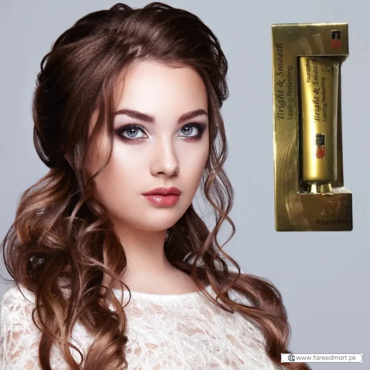 BB Makeup Foundation Bright & Smooth BB Cream 35ml Waterproof Long-Lasting Natural Coverage for Flawless Skin