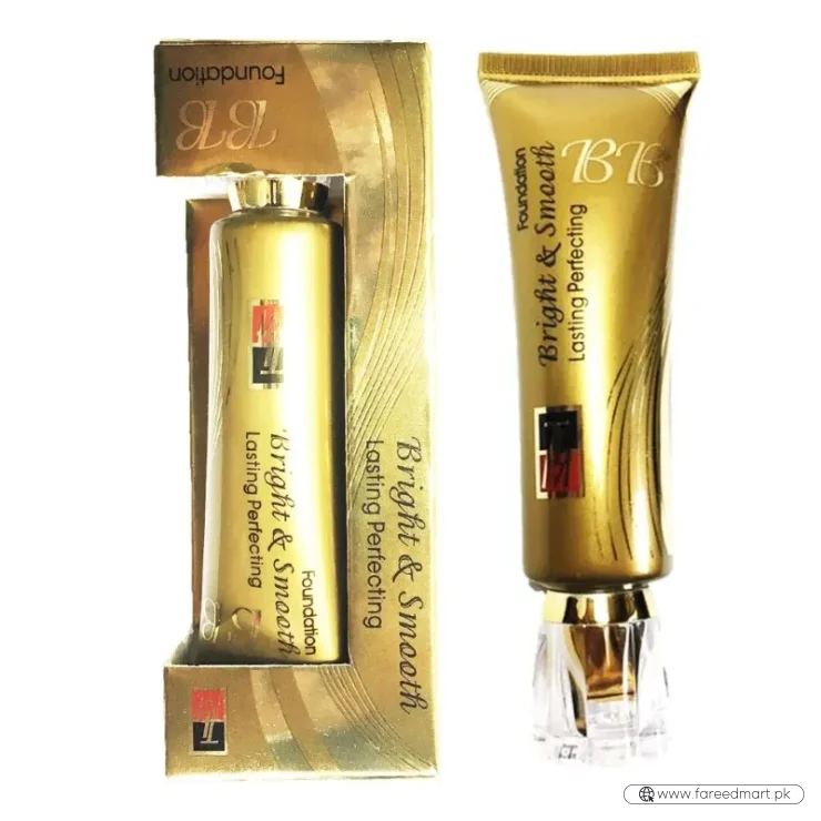 BB Makeup Foundation Bright & Smooth BB Cream 35ml Waterproof Long-Lasting Natural Coverage for Flawless Skin