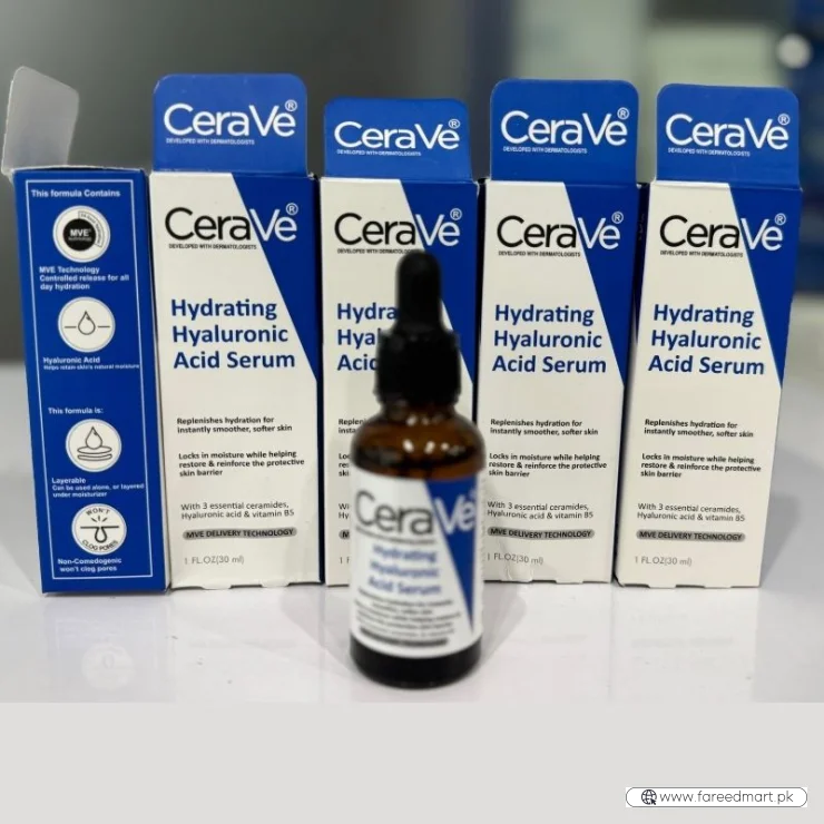 CeraVe Hyaluronic Acid Face Serum 30ml | Hydrating, Barrier-Repair & Anti-Aging