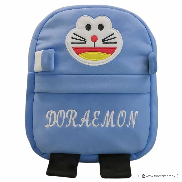 Cute Plush Doraemon Character Backpack | Stuffed School Bag & Gift for Kids