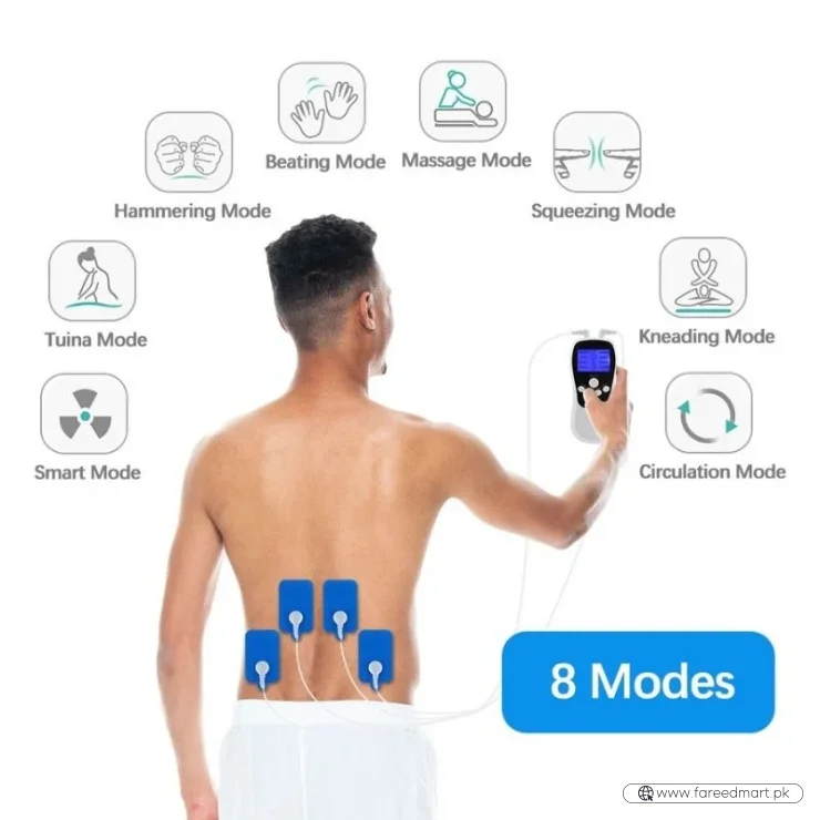 Digital Multifunctional Massager | Model  BLD-610  | Multifunctional Electric Pulse Massager for Pain Relief, Muscle Relaxation & Body Massage