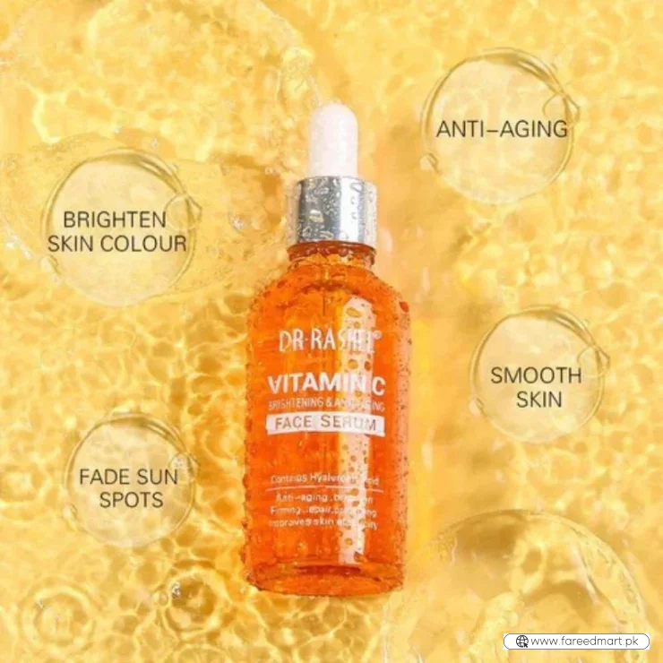 Dr. Rashel Vitamin C Brightening & Anti-Aging Face Serum | Skin Radiance & Wrinkle Repair Formula | 30ml | Imported