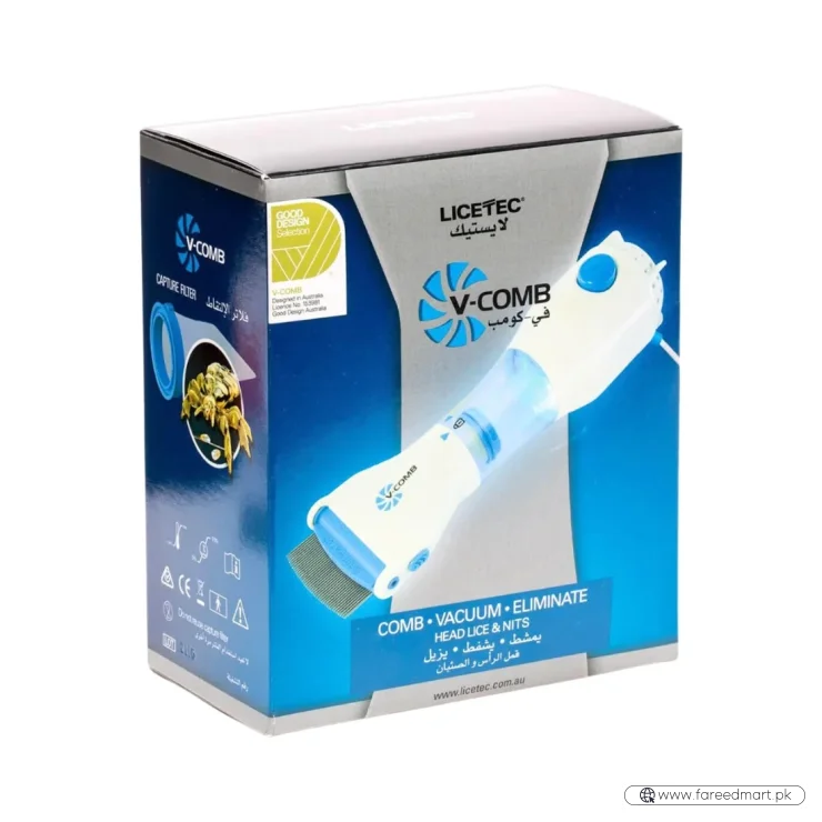 Electric V-Comb Anti Lice Machine | Chemical-Free Safe Lice & Egg Removal Device