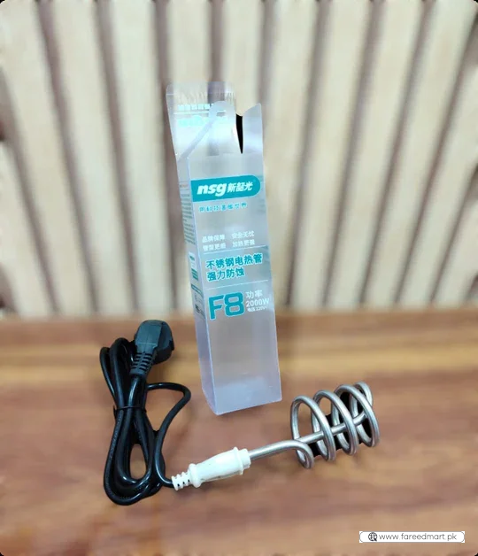 Electric Water Heating Rod 2000W | Safe, Shockproof & Fast Water Heater | With Box