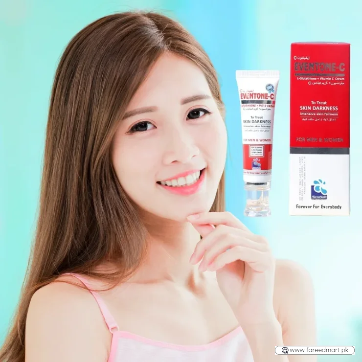 Eventone-C Skin Brightening Cream with L-Glutathione & Vitamin C for Radiant, Even-Toned Skin