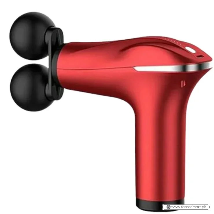 Fascial Tissue Massage Gun | Model BLD-329 | Rechargeable Massage Gun | LCD Display | 4 Massage Heads for Muscle Recovery & Pain Relief