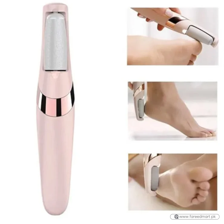 Flawless Pedicure Callus Remover Tool | Rechargeable Cordless Foot Care Kit for Smooth Heels
