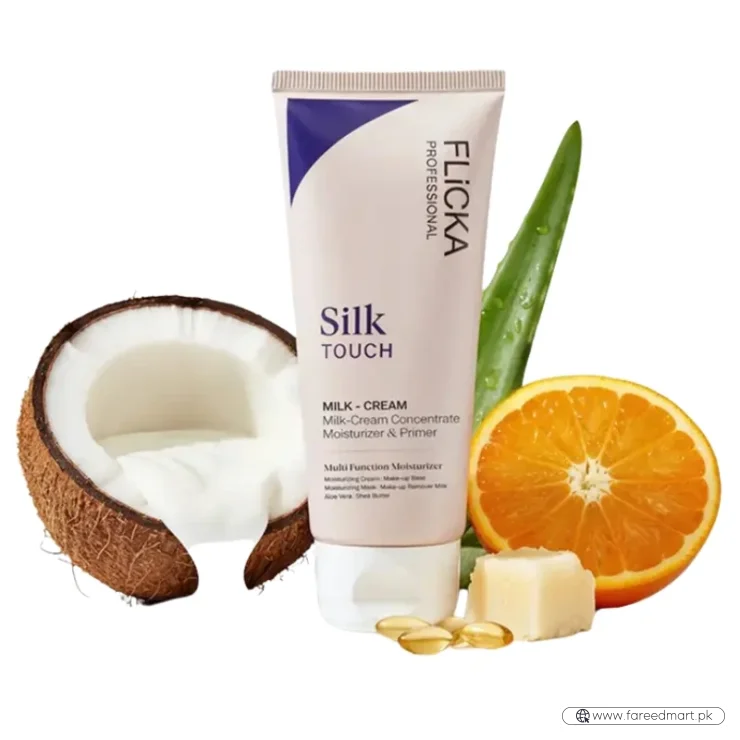 Flicka Silk Touch Concentrate | 3-in-1 | Primer, Moisturizer & Sunscreen