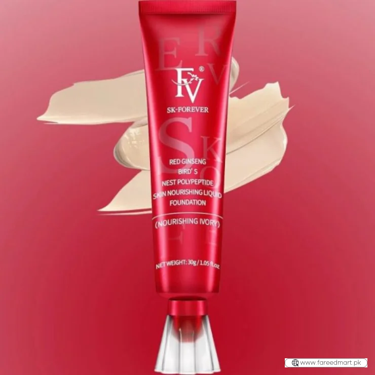 FV Liquid Foundation | Full Coverage, Matte Finish, Long-Lasting Makeup | 30g