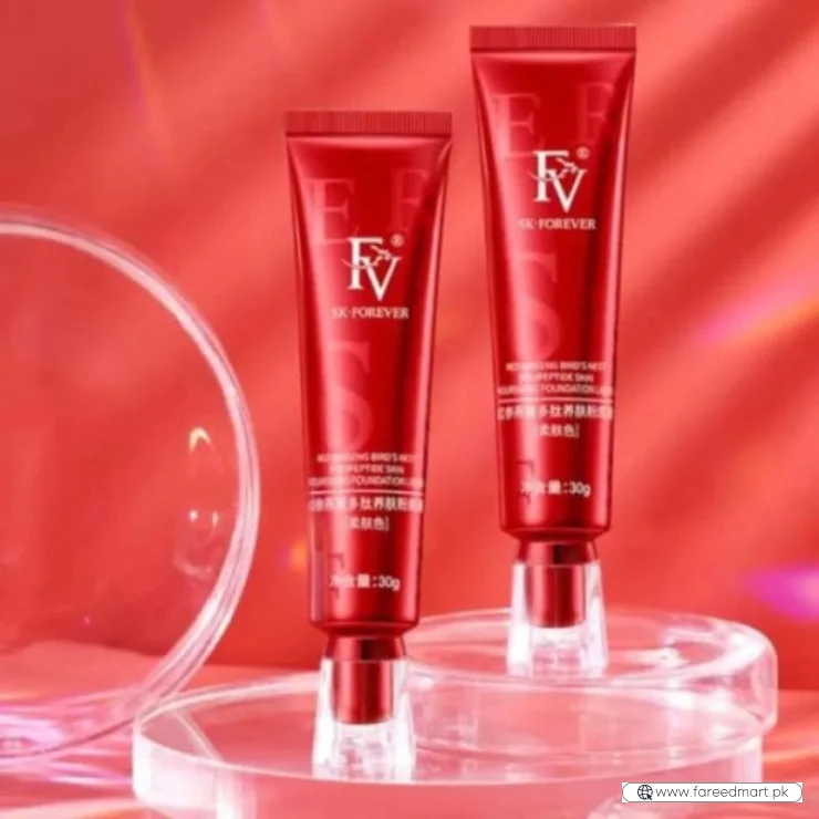 FV Liquid Foundation | Full Coverage, Matte Finish, Long-Lasting Makeup | 30g