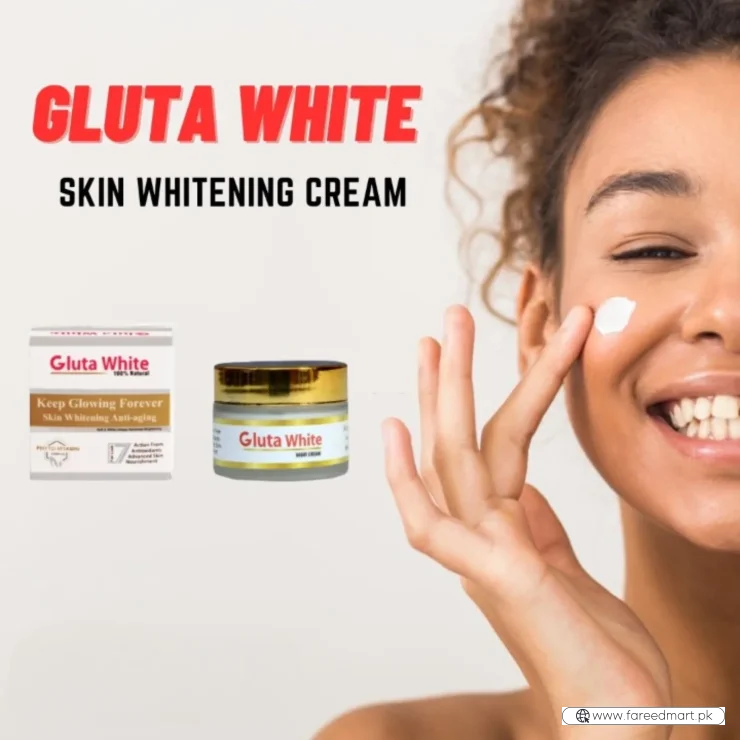 Gluta White Day & Night Cream | Whitening Anti-Aging Hydrating 50g Face Care