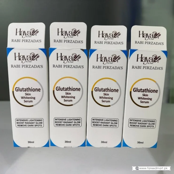 Haya Glutathione Skin Whitening Serum 30ml | Brightening, Anti-Aging & Dark Spot Remover