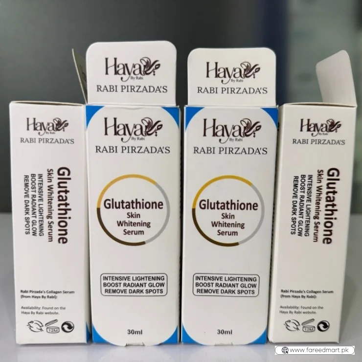 Haya Glutathione Skin Whitening Serum 30ml | Brightening, Anti-Aging & Dark Spot Remover