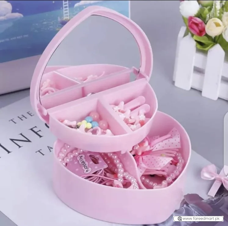 Heart Shape Jewellery Box for Girls | Cute & Stylish Jewelry Organizer