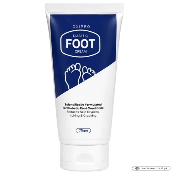 Herbiotics Oxipro Diabetic Foot Cream  | Intensive Moisturizing Cream for Dry, Cracked & Itchy Feet | 75g