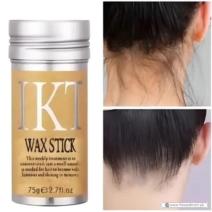 IKT Hair Wax Stick | Strong Hold Styling Gel Cream for Men Women & Kids | Frizz Control Edge & Fluffy Hair Setter