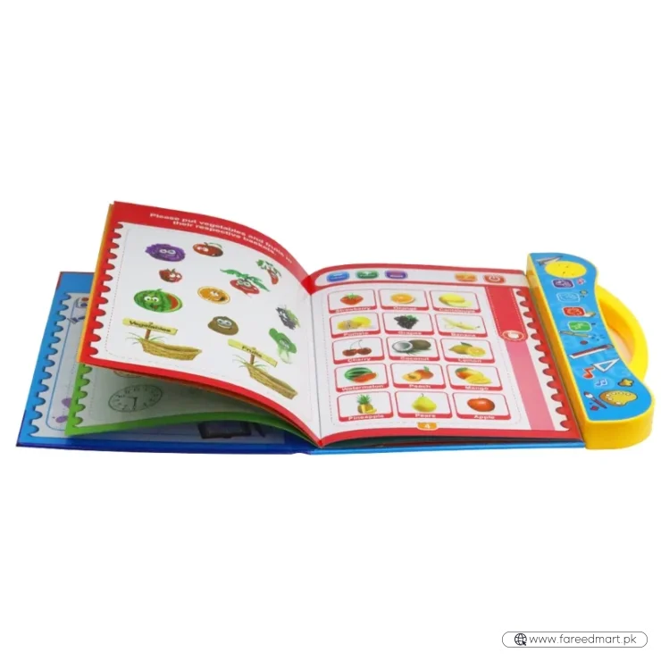 Intelligence Learning Book for Kids | Interactive Letters, Numbers & Sounds for Toddlers