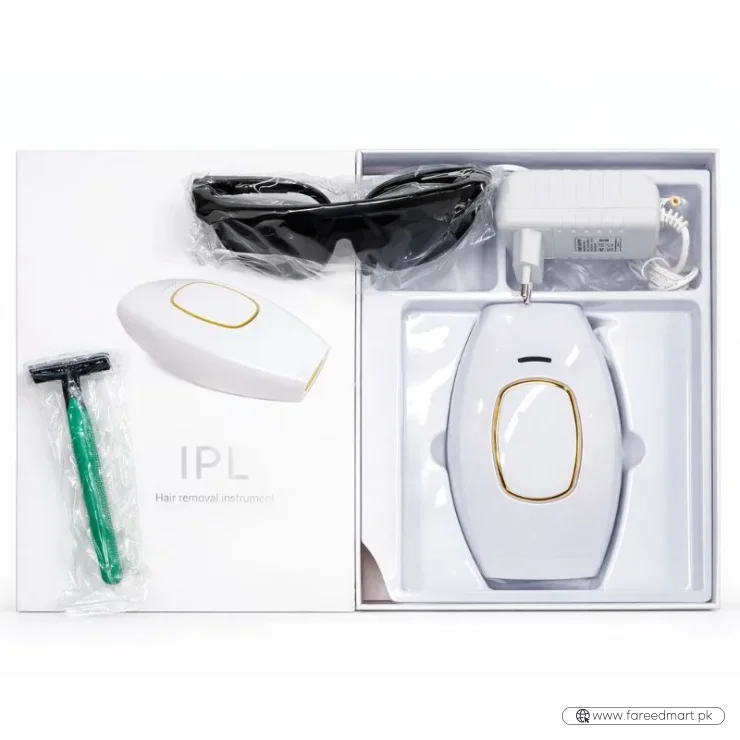 IPL Laser Hair Removal Device  | Permanent Hair Reduction Epilator | Painless Body Hair Remover