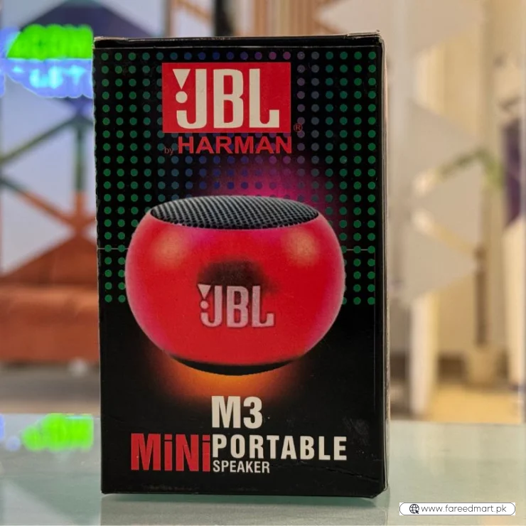 JBL M3 Mini Portable Bluetooth Speaker | Compact Wireless Speaker | Powerful Bass & Long Battery Life