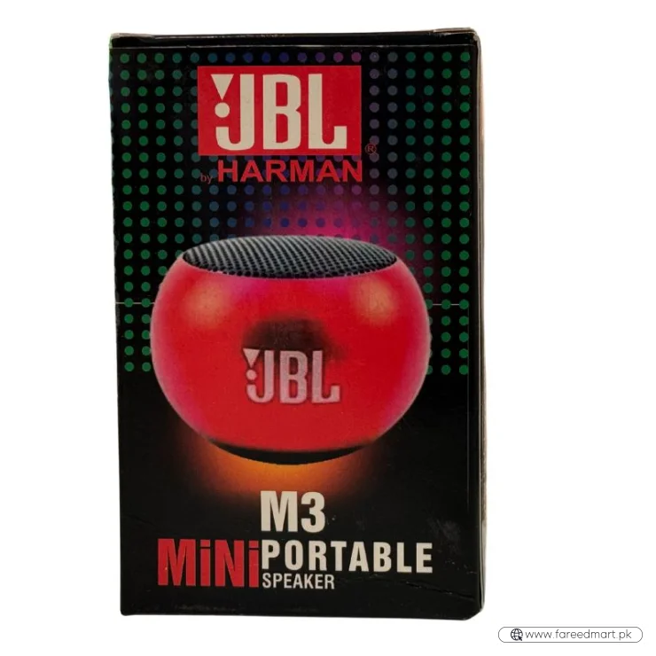 JBL M3 Mini Portable Bluetooth Speaker | Compact Wireless Speaker | Powerful Bass & Long Battery Life