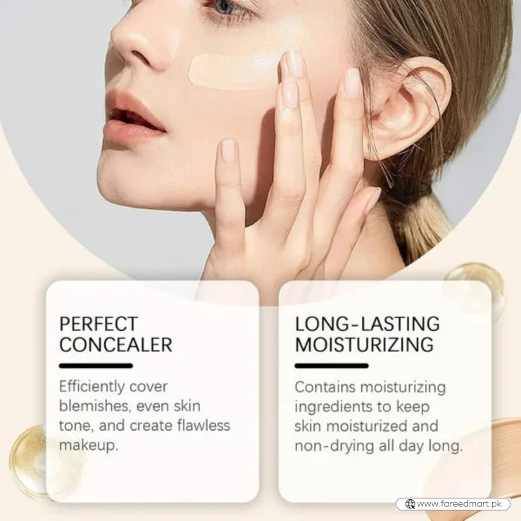 Kashees Eventone Liquid Foundation | High Coverage Long Lasting Radiant Makeup Base 30 ml