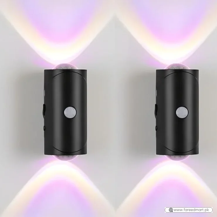 LED Night Light with Motion Sensor | Rechargeable Wireless Wall Lamp | Dimmable Smart Night Light | Magnetic Indoor & Outdoor Wall Light