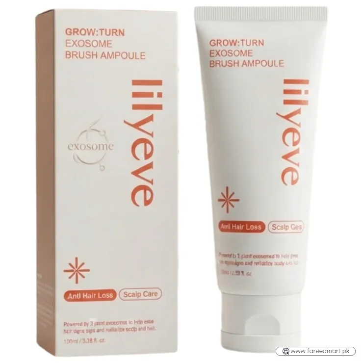 LILYEVE Grow Turn Exosome Ampoule | Hair Growth Ampoule with Nano Exosomes, Caffeine & Biotin | Scalp Care & Hair Strengthening Treatment