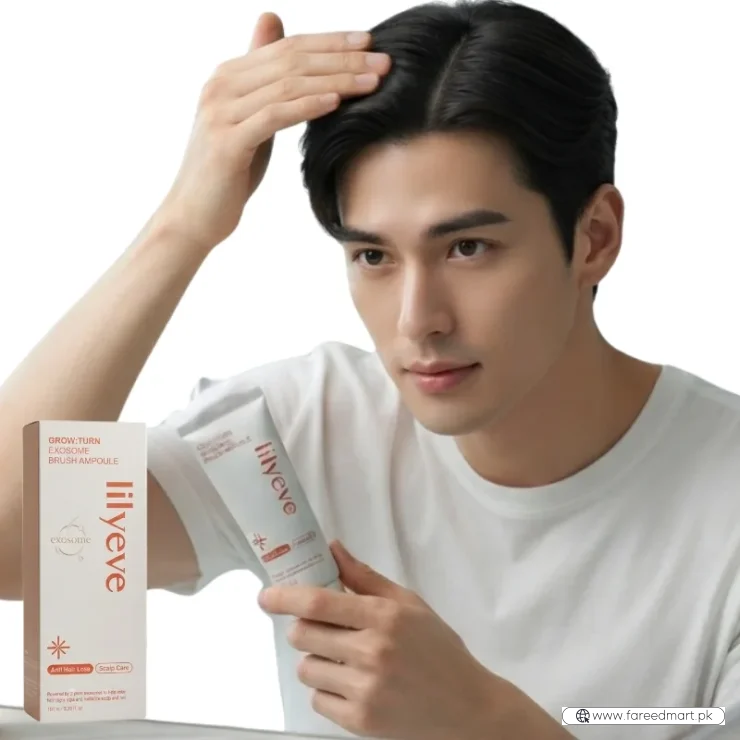 LILYEVE Grow Turn Exosome Ampoule | Hair Growth Ampoule with Nano Exosomes, Caffeine & Biotin | Scalp Care & Hair Strengthening Treatment