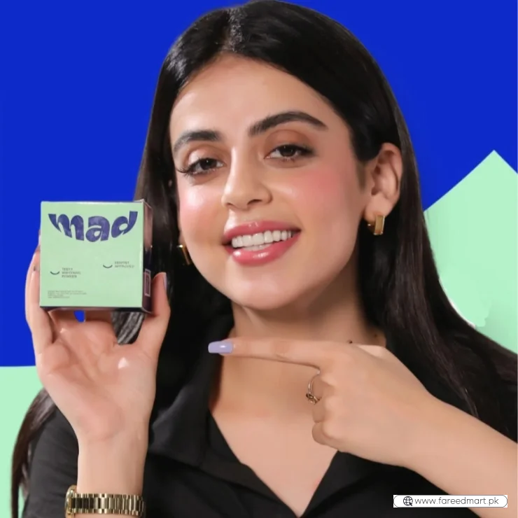 Mad Dental Care Teeth Whitening Powder | Dentist Approved Enamel-Safe Natural Formula