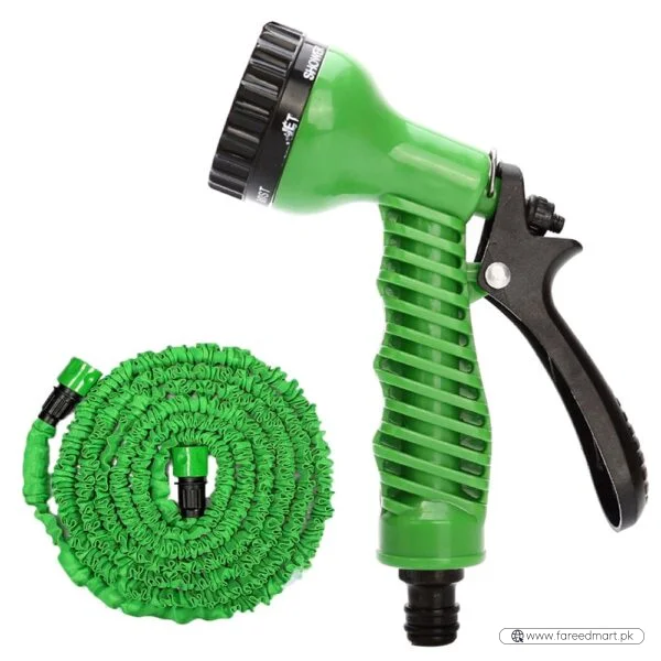 Magic Expandable Hose Pipe 50FT | Lightweight, Tangle-Free | 7-Mode Spray Gun
