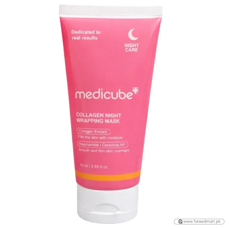 Medicube Collagen Night Wrapping Mask |  Overnight Elasticity & Hydration Peel-Off Mask
