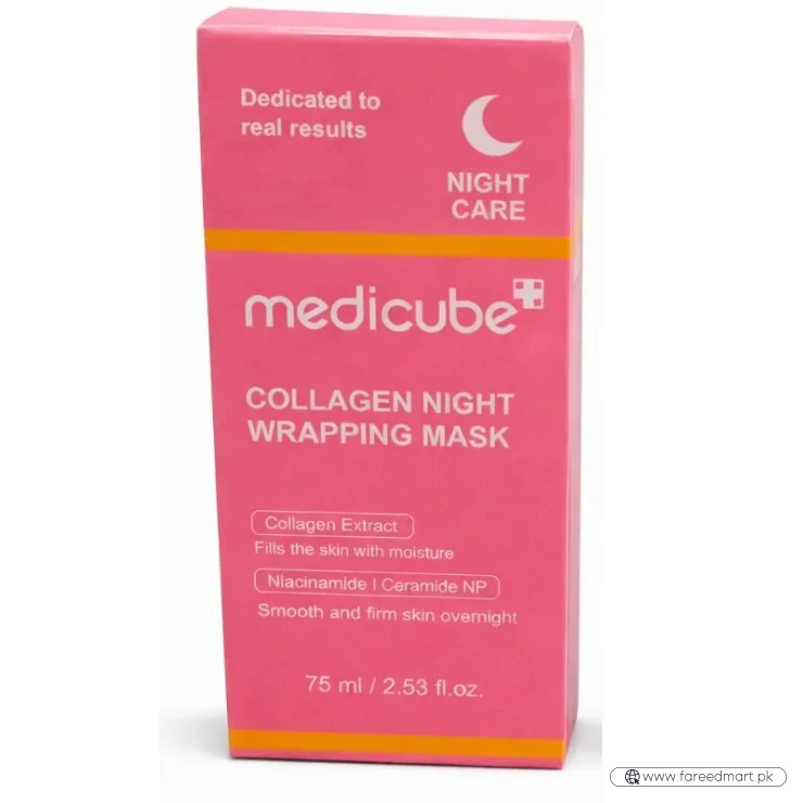 Medicube Collagen Night Wrapping Mask |  Overnight Elasticity & Hydration Peel-Off Mask