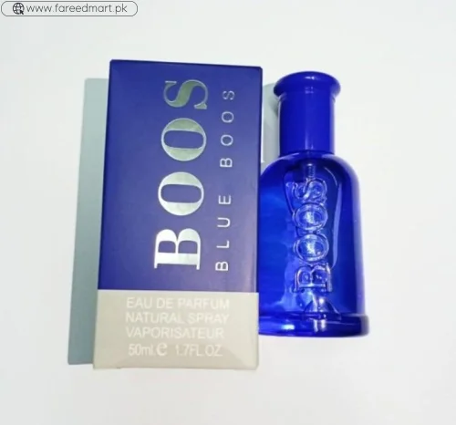 Men's Blue Glass Perfume 100ml Sweat Resistant Eid Gift