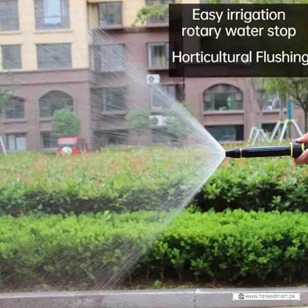 Metal High-Pressure Adjustable Nozzle Water Spray Gun | Heavy-Duty Brass Hose Sprayer for Cleaning & Watering