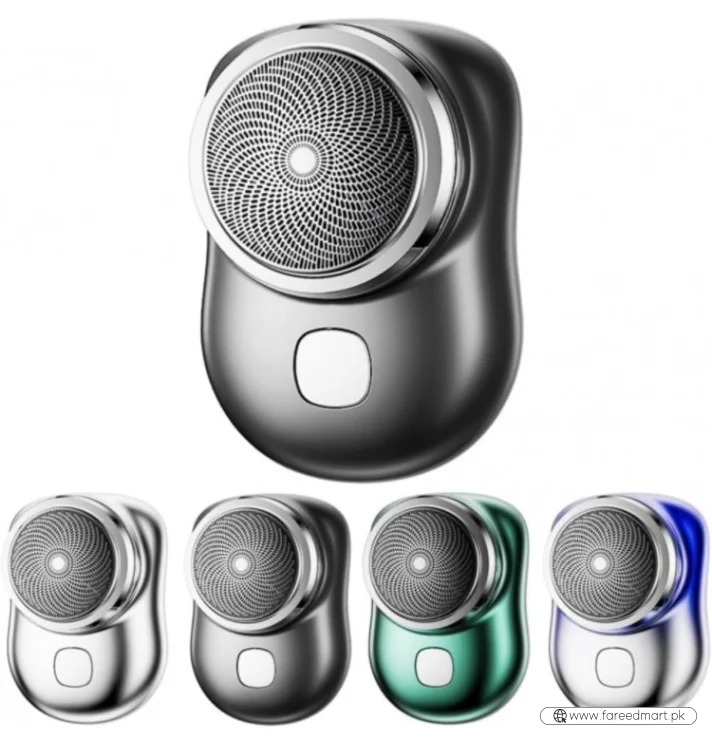 Mini Electric Razor for Men | Portable USB Rechargeable Shaver | Compact Travel Beard Trimmer with One-Touch Use