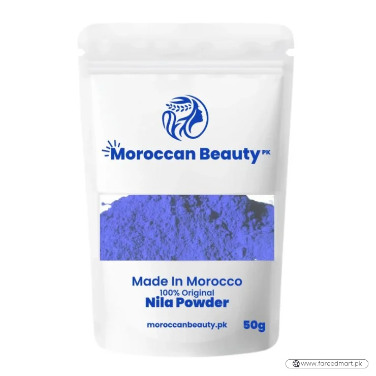 Moroccan Beauty Blue Nila Powder 50g | Skin Whitening, Anti-Inflammatory & Hydrating