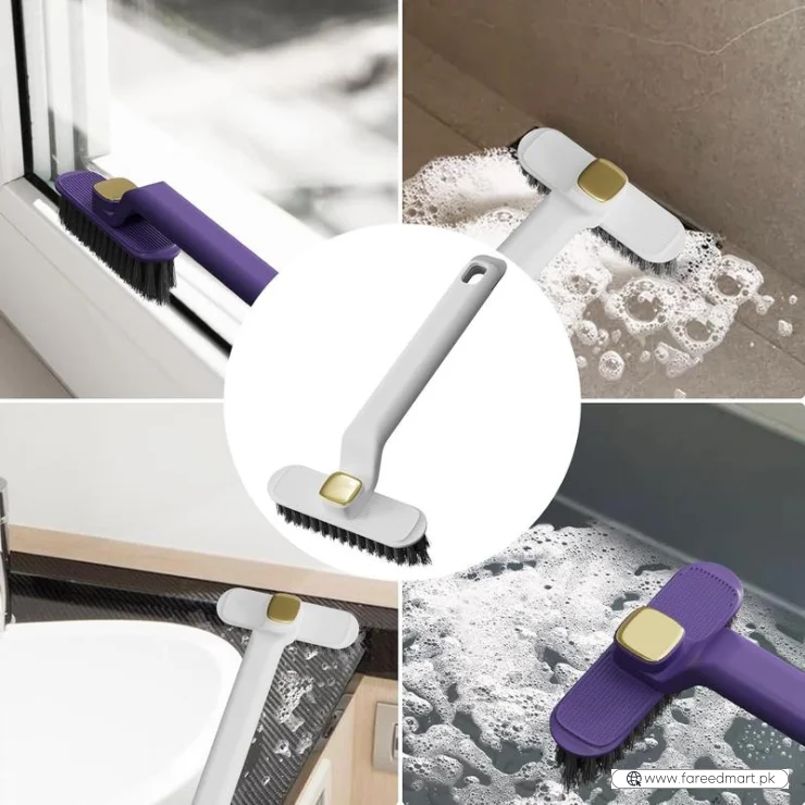 Multi-Function Rotating Crevice Cleaning Brush |  360° Deep Gap Cleaner for Kitchen, Bathroom & Home
