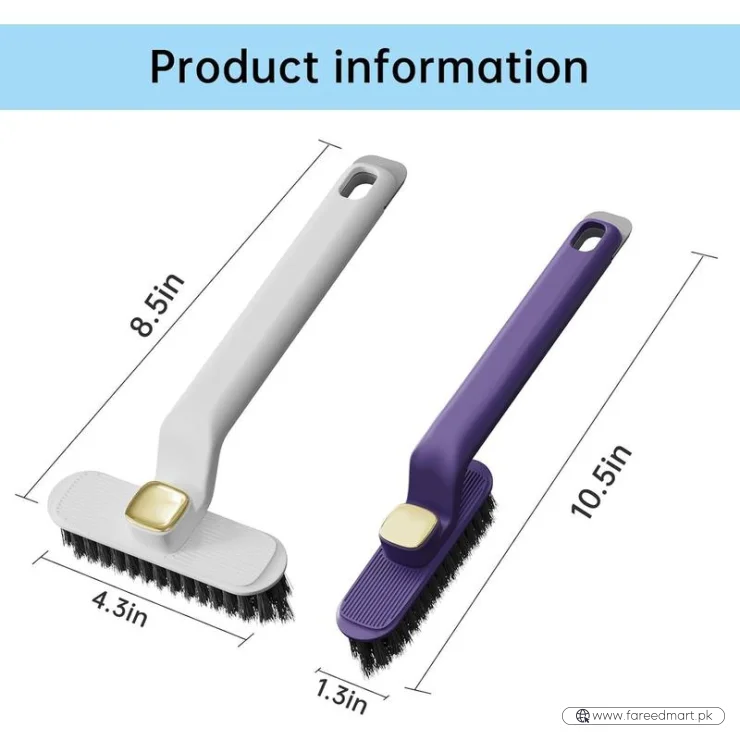 Multi-Function Rotating Crevice Cleaning Brush |  360° Deep Gap Cleaner for Kitchen, Bathroom & Home