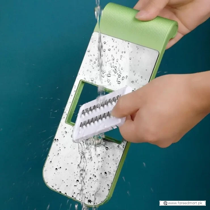 Multifunctional 5-Blade Vegetable Cutter & Grater | Stainless Steel Kitchen Tool
