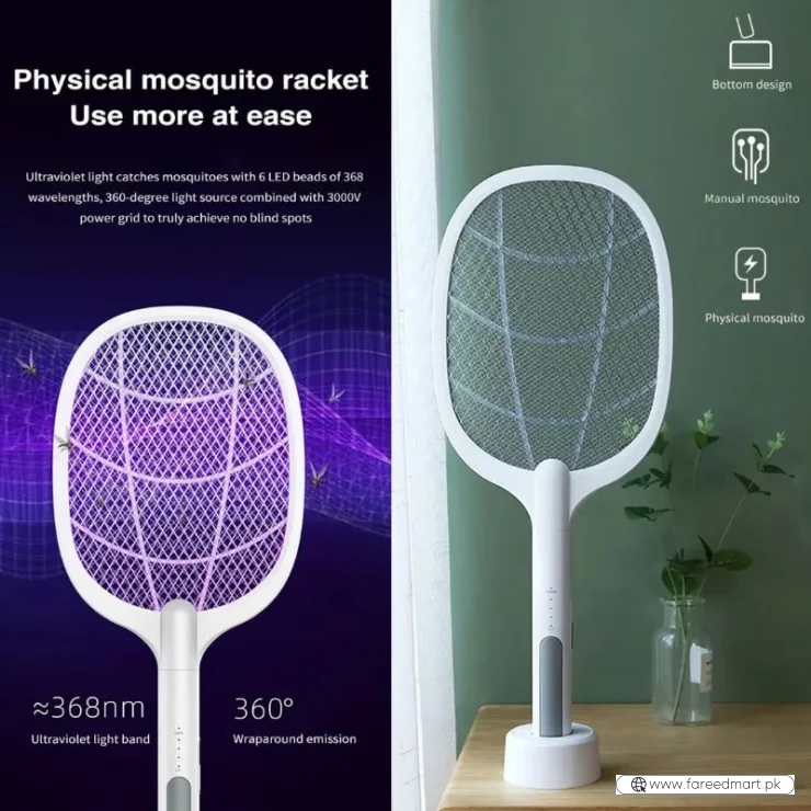Nova USB Rechargeable Mosquito Racket | ME-903 Model | | Electric Insect Killer Swatter |  For Indoor & Outdoor Use